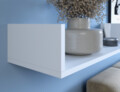 Raft de perete ELTAP, Vissta, 80x25x14 cm, PAL/PVC, alb