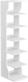 Pantofar ingust, Vasagle Slim, 6 perechi incaltaminte, 30x26.4x110.4 cm, PAL/otel, alb