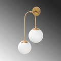 Aplica de perete, Fulgor, 942FLG2120, Metal, Auriu