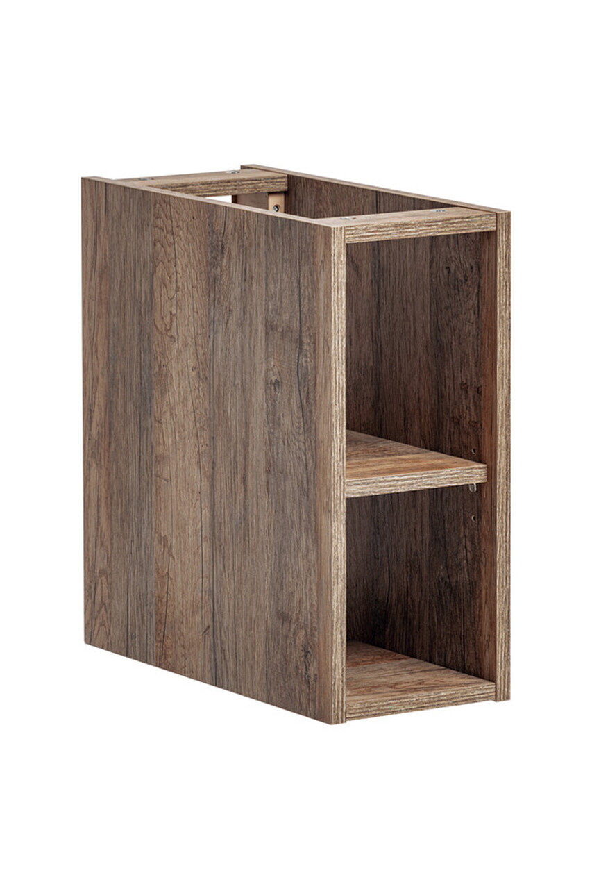 Set mobilier baie, dulap dublu cu lavoar, 100 cm, Santa Fe Oak Black, Comad, PAL laminat, stejar santa fe vintage — imaginea 8