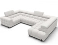 Coltar extensibil dreapta 3 locuri ELTAP, RT-01ROY, Fectory, 346x205x93 cm, lemn/poliester, alb