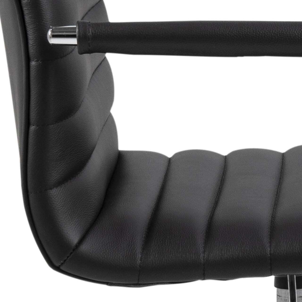 Scaun de birou Winslow, Actona, 51x58x103 cm, rotativ, piele naturala Lido/otel, negru - view 5