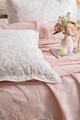 Set cuvertura de pat dubla 3 piese, L'essentiel Maison, Pamela, Roz pudra