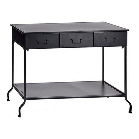 Consola Benjamin, Gift Decor, 121 x 43 x 84.5 cm, metal, negru Gift Decor