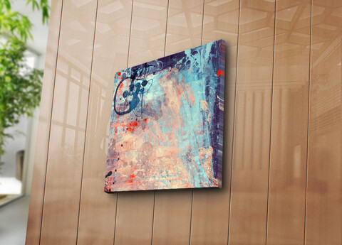 Tablou decorativ, 4545k-96, canvas, dimensiune: 45 x 45 cm, multicolor