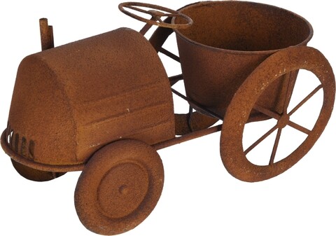 Poza Ghiveci Tractor, 38x18x20.5 cm, metal