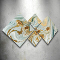 Set 4 tablouri decorative, 4MDF665277676, MDF, Imprimat UV, Multicolor