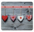 Protectie aragaz, Wenko, Multi Hearts, 55 x 50 x 0.5 cm, sticla termorezistenta, multicolor