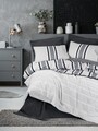 Lenjerie de pat dubla, Nobby - Anthracite, Cotton Box, Bumbac Ranforce