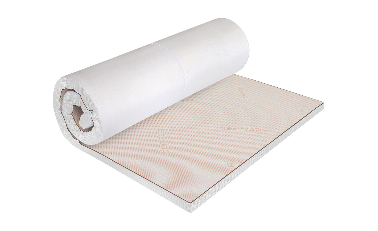 Topper Saltea Copper Dual Confort Memory 7 Zone, 80x200 Cm