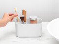 Organizator pentru accesorii baie, Brabantia, Caddy White, 19.5x9.8x11 cm, polipropilena, alb