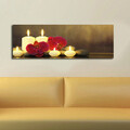Tablou decorativ cu lumina LED, 3090İACT-34, Canvas, 30 x 90 cm, Multicolor