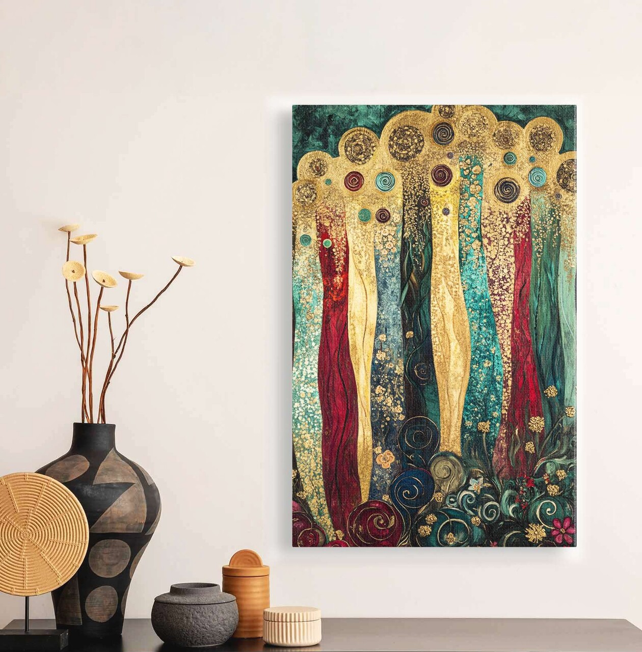 Tablou decorativ YNS-1046-70 x 100 Lemn Multicolor