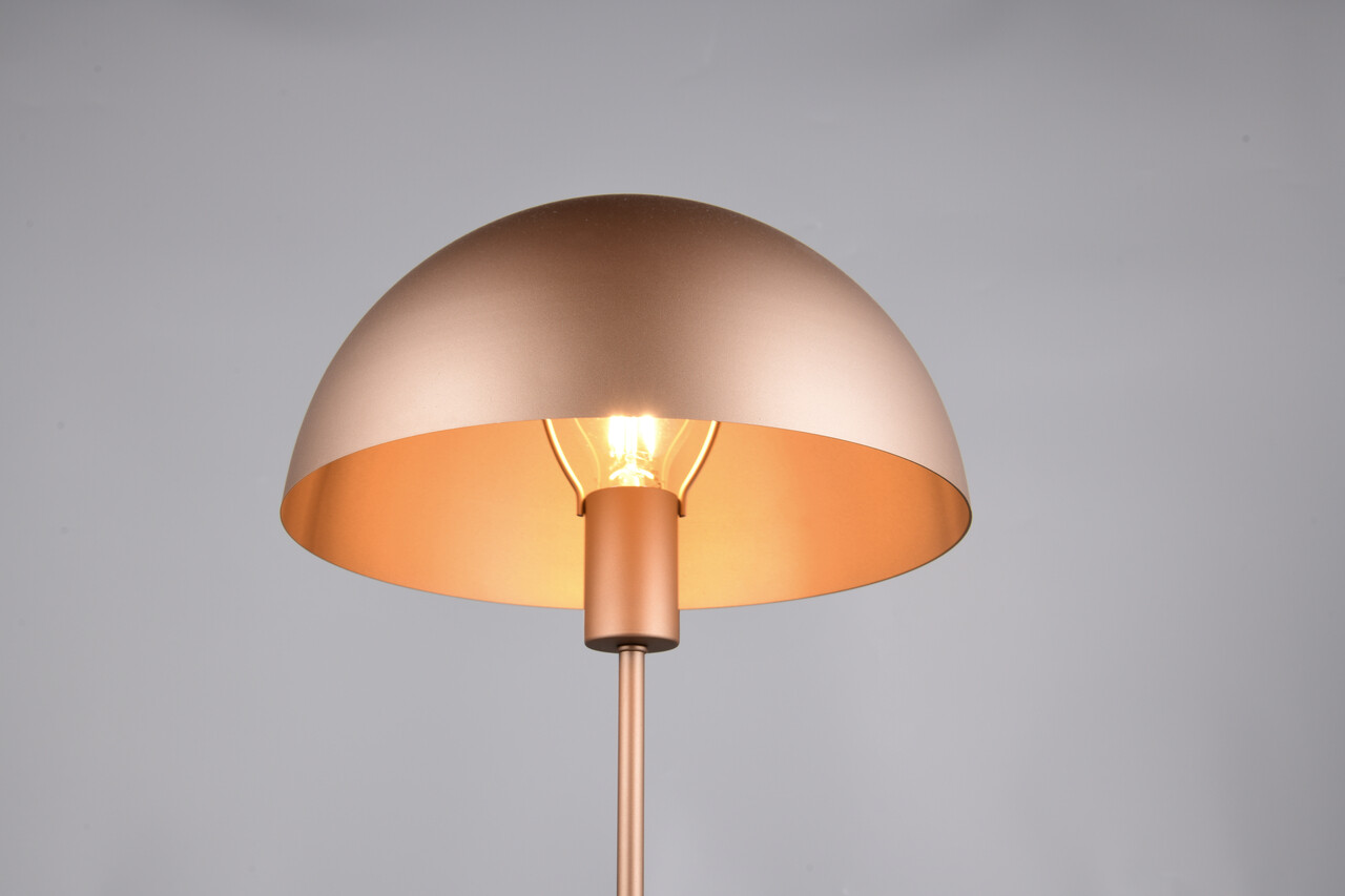 Lampa de masa Nola, TRIO, 30x45 cm, 40W, 1x E27, metal, maro