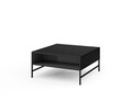 Masuta de cafea ELTAP, Raftt, 82x82x40 cm, PAL/MDF, negru
