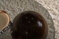 Masuta de cafea, Cerritos, Sphere, Nuc / Gri