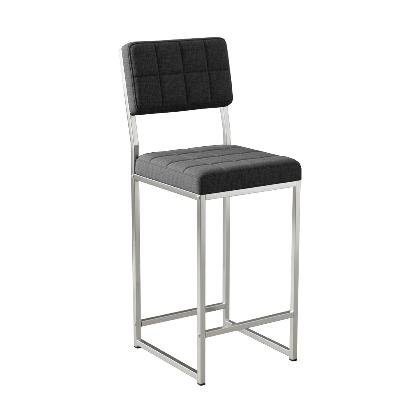 Scaun de bar, Hanah Home, Retro 66, 40x98x40 cm, Antracit — imaginea 4