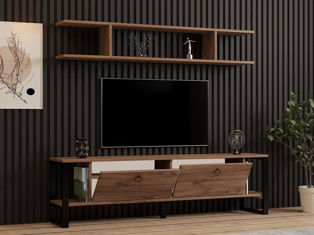 Comoda TV, Puqa Design, Melis, PAL, Maro - 1 | YEO