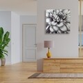 Tablou decorativ Blooming, Versa, 80 x 80 cm, canvas/lemn de brad