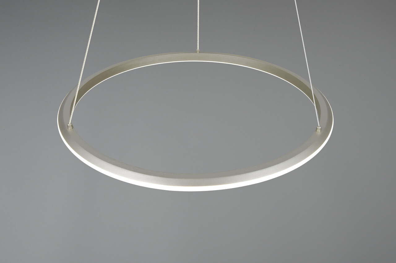 Lustra Amador, TRIO, 75x150 cm, 48W, 1x SMD, metal, argintiu mat - 2 | YEO
