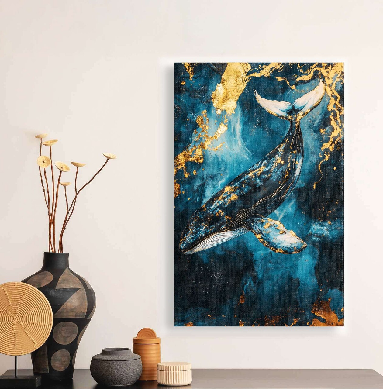 Tablou decorativ YNS-1004-80 x 120 Lemn Multicolor