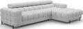 Coltar extensibil dreapta 3 locuri ELTAP, RT-03PEL, Felro, 285x181x93 cm, lemn/poliester, gri deschis