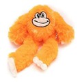 Jucarie de plus pentru caini Monkey L, Gloria, 45 x 11 x 44 cm, poliester, portocaliu