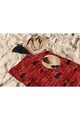 Prosop de plaja, Astacura, Crossfit Red 90, 90x150 cm, 70% poliester/30% poliamida, Multicolor