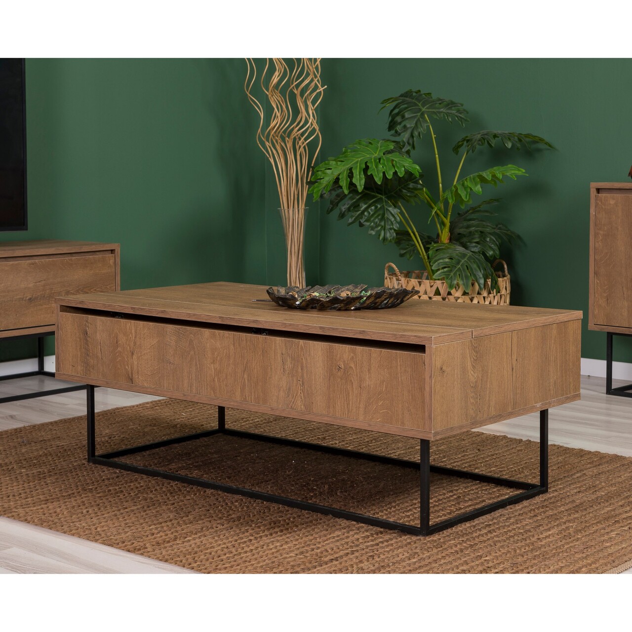 Set mobilier living, Sapphire, Laxus Takım 9, PAL, Nuc / Negru