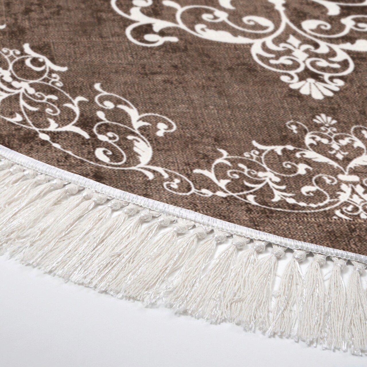 Covor, ALN400616KA12, 160x160 cm, Poliester, Maro - 2 | YEO