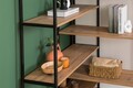 Corp biblioteca, Sapphire, Edra Rafix, 94x177x94 cm, PAL, Pin Atlantic / Negru