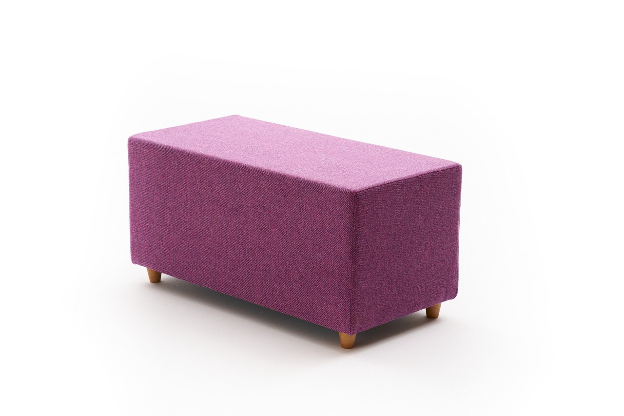 Taburet, Atelier del Sofa, 825BLC5184, Lemn, Lila - view 4