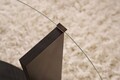 Masuta de cafea, Nordure, Clara, Lemn negru / Transparent