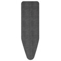 Husa pentru masa de calcat, Brabantia B, Denim Black, 124x38 cm, 2 mm spuma, bumbac, negru denim