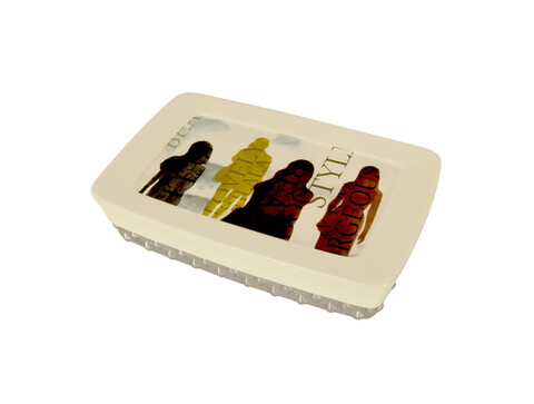 Savoniera, style, 9x13.5x3 cm, polirasina, multicolor