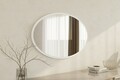 Oglinda decorativa, Siam, Beyo, 60x90x2.2 cm, Alb