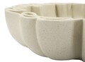 Vas decorativ Stons, Mauro Ferretti, 40.5x38.5x9.5 cm, polirasina, crem