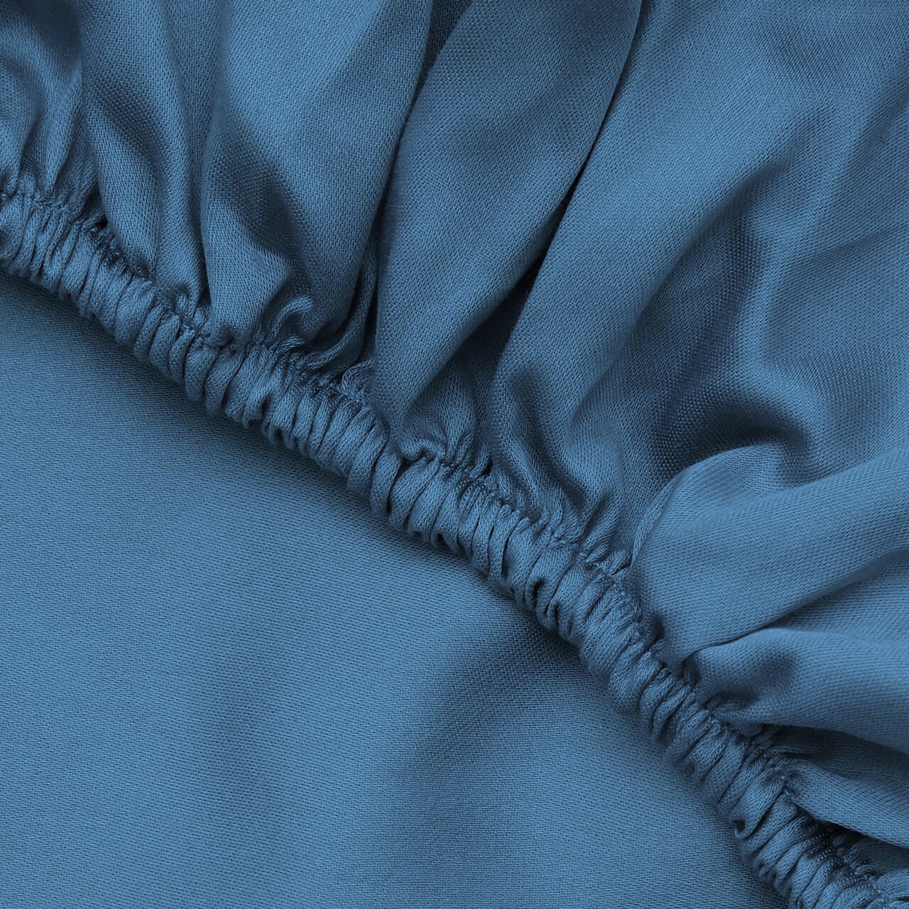 Cearceaf de pat cu elastic Ranforce Queen (DE), L'essentiel Maison, Blue, Albastru - imagine 4