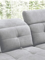 Coltar extensibil dreapta 5 locuri ELTAP, RT-04AU, Inferne, 297x210x107 cm, lemn/poliester, gri deschis