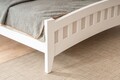 Pat de o persoană, Alfa Design, Lrya Modern Country, Alb