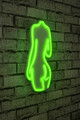 Decoratiune luminoasa LED, Sexy Woman, Benzi flexibile de neon, DC 12 V, Verde