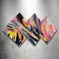 Set 4 tablouri decorative, 4MDF557030428, MDF, Imprimat UV, Multicolor