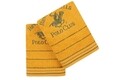 Set 2 prosoape de maini 403,  Beverly Hills Polo Club, 50x90 cm, bumbac, mustar