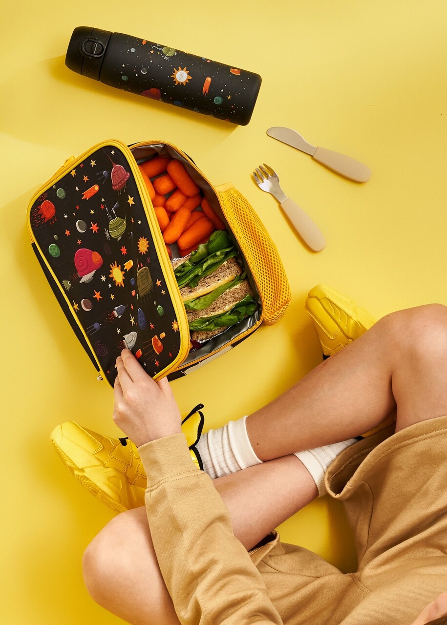 Geanta termoizolanta pentru pranz, 26,5 x 19,5 cm, Spaceships - Ion8 - imagine 7