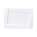 Platou servire Kubiko, Ambition, 36.9x25x2.7 cm, portelan, alb