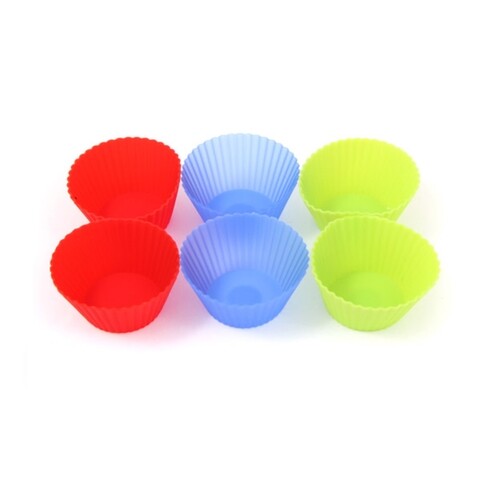 Set 6 forme pentru briose Luigi Ferrero, FR-1060, silicon, Ø 7 x 4 cm