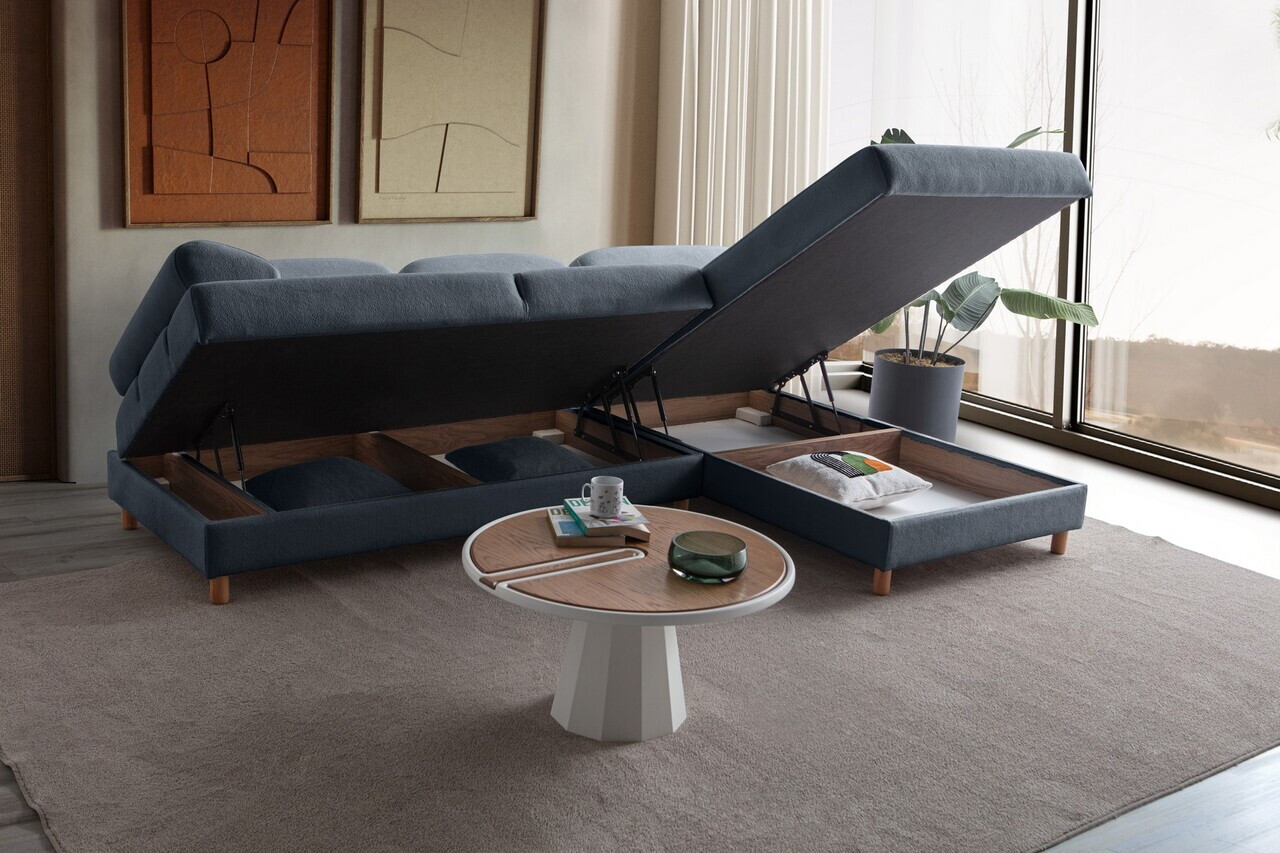 Coltar, Atelier del Sofa, 752EST1421, Albastru navy — imaginea 4