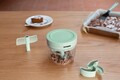 Tocator manual cu snur, Brabantia, Tasty+, 13.5x12 cm, plastic, verde jad