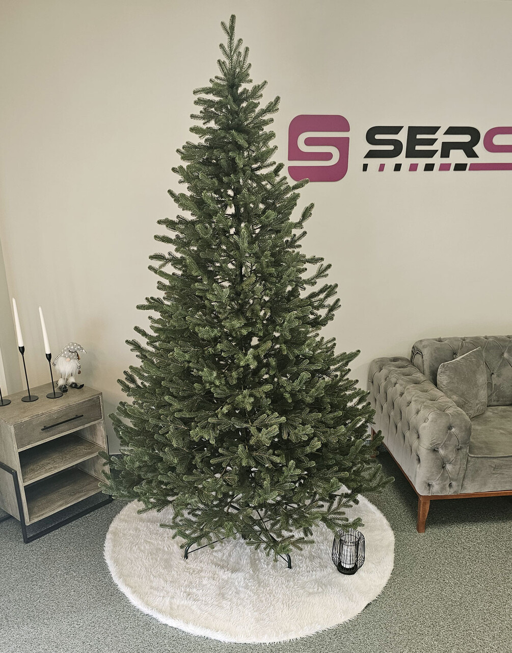 Brad artificial Christmas Deluxe by Sersimo, Viena verde, 3D, 250cm — imaginea 2