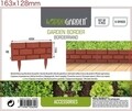 Set mini gard, 4 piese, 42x17.5 cm, polipropilena, maro